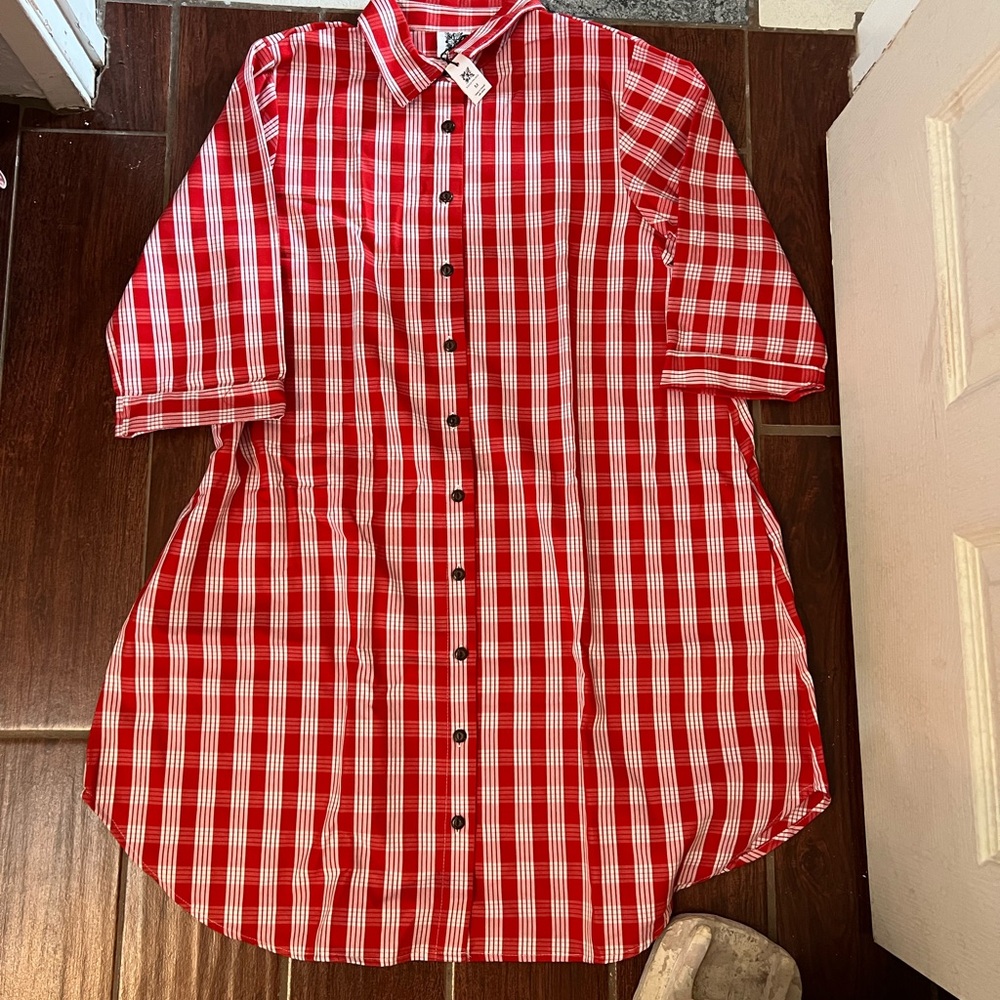 Palaka Long Sleeve Dress